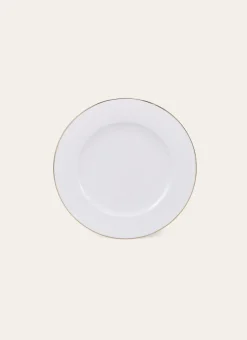 Bouchara Assiette^ASSIETTE À DESSERT EN PORCELAINE AVEC LISERÉ DORÉ