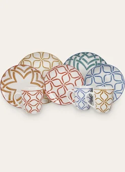 Bouchara Assiette^ASSIETTE À DESSERT EN PORCELAINE MOTIF ARABESQUE