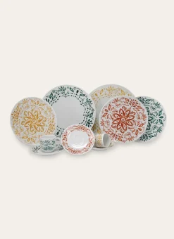 Bouchara Assiette^ASSIETTE PLATE COLORÉE EN PORCELAINE
