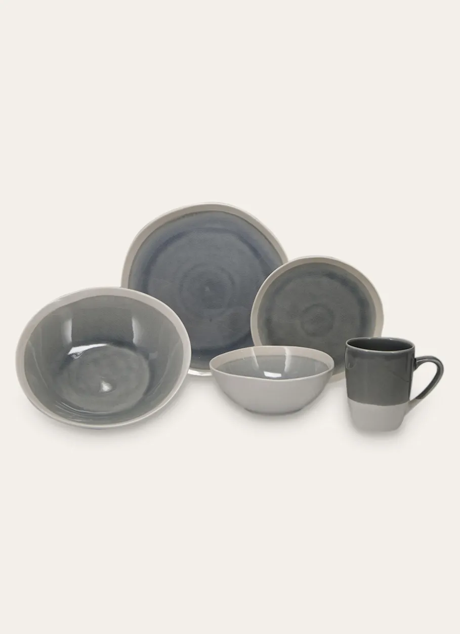 Bouchara Assiette^ASSIETTE PLATE EN GRÈS RÉACTIF