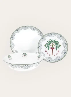 Bouchara Assiette^ASSIETTE PLATE EN PORCELAINE FLORE