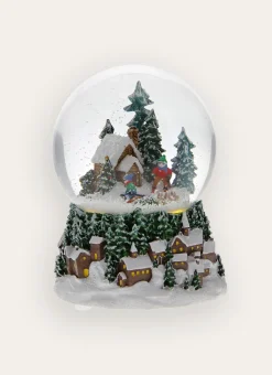 Bouchara Décoration De Noël^BOULE À NEIGE MUSICALE ET LUMINEUSE CHÂLET ENNEIGÉ