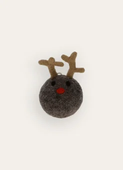 Bouchara Décoration De Noël^BOULE TÊTE DE RENNE EN LAINE NATURELLE