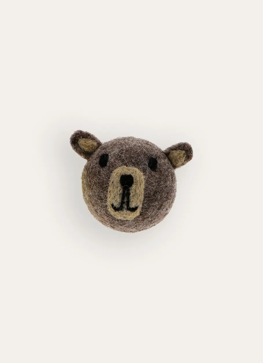 Bouchara Décoration De Noël^BOULE TÊTE D’OURS EN LAINE NATURELLE