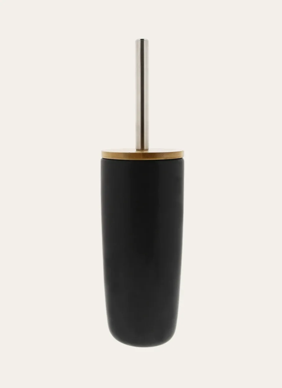 Bouchara Accessoire^BROSSE WC EN GRÈS ET BAMBOU