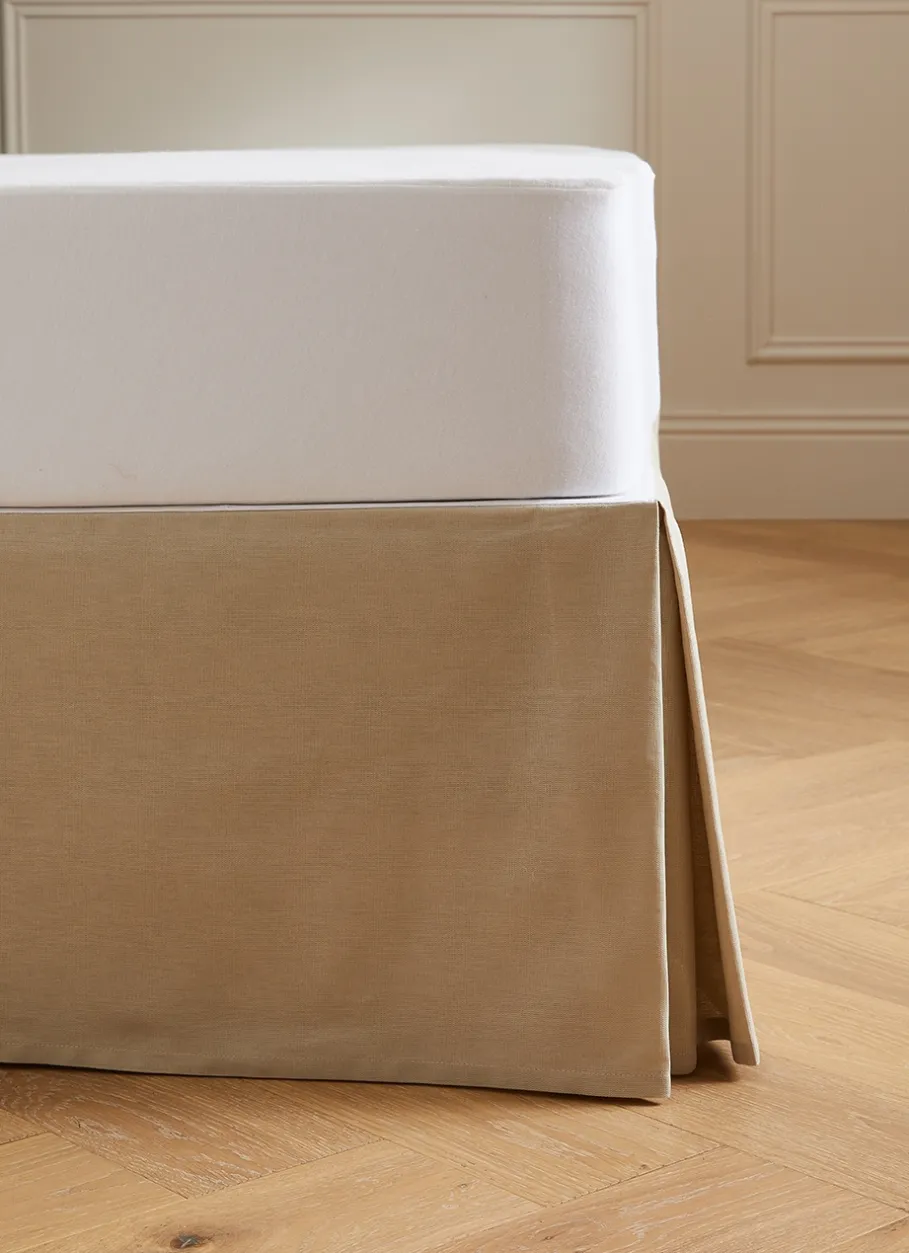 Bouchara Cache-Sommier^CACHE-SOMMIER PLI CREUX EN COTON