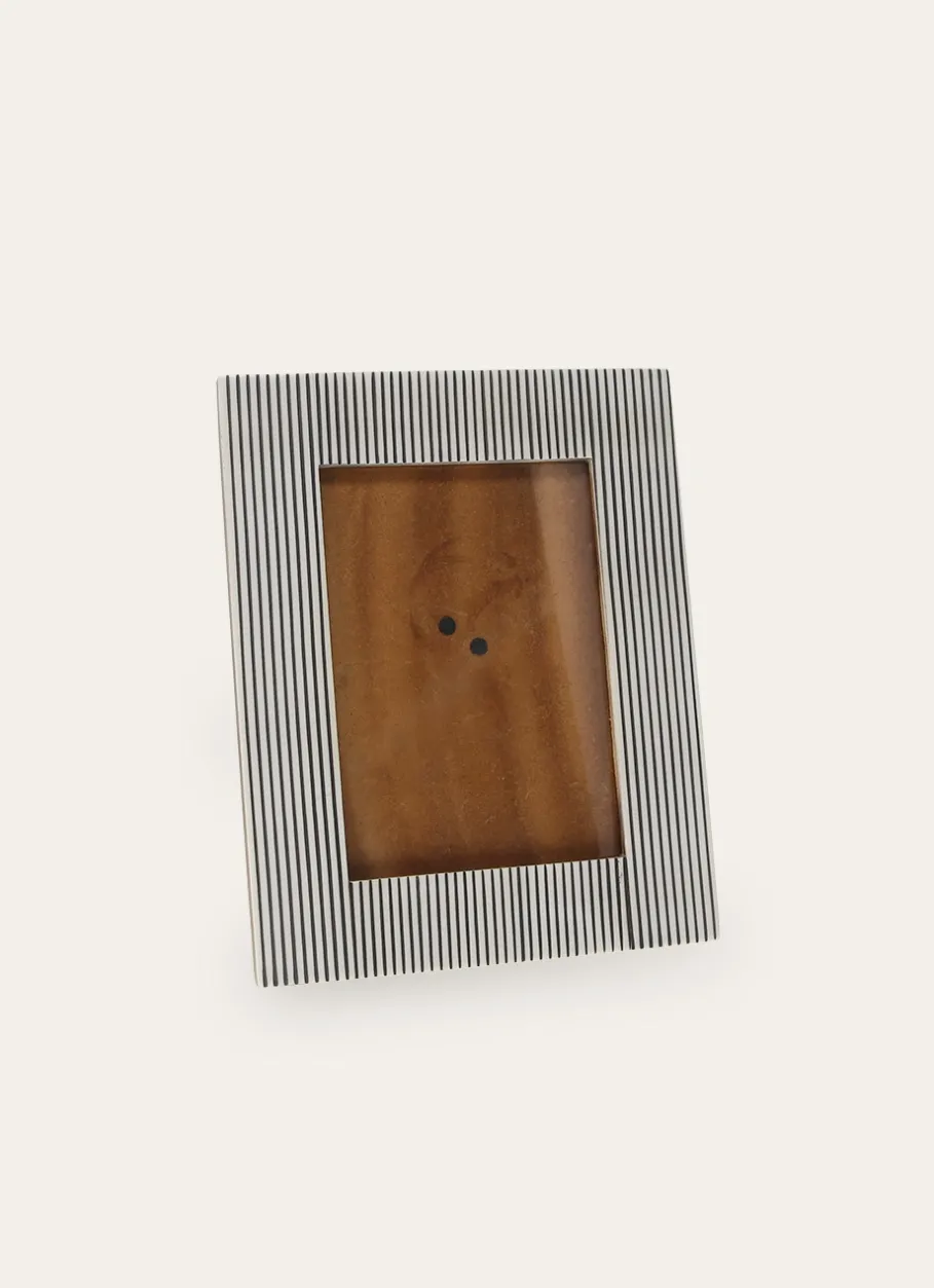 Bouchara Cadre, Image Encadrée^CADRE À POSER EN BOIS STRIÉ PEINT