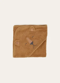 Enfant Bouchara Linge De Bain^CAPE COTON ÉPONGE TÊTE DE LION AVEC OREILLES 360GR
