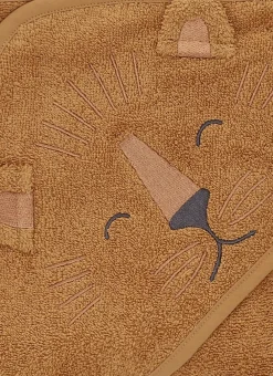 Enfant Bouchara Linge De Bain^CAPE COTON ÉPONGE TÊTE DE LION AVEC OREILLES 360GR