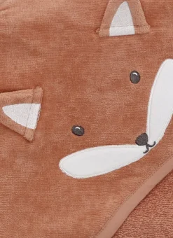 Enfant Bouchara Linge De Bain^CAPE DE BAIN EN VELOURS ÉPONGE RENARD BRODÉ