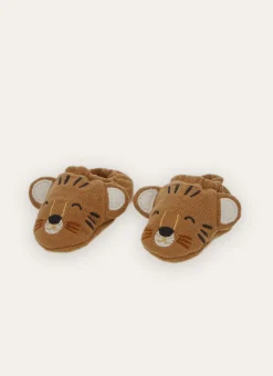 Enfant Bouchara Les Essentiels De Bebe^CHAUSSONS BÉBÉ EN TRICOT TÊTE DE TIGRE