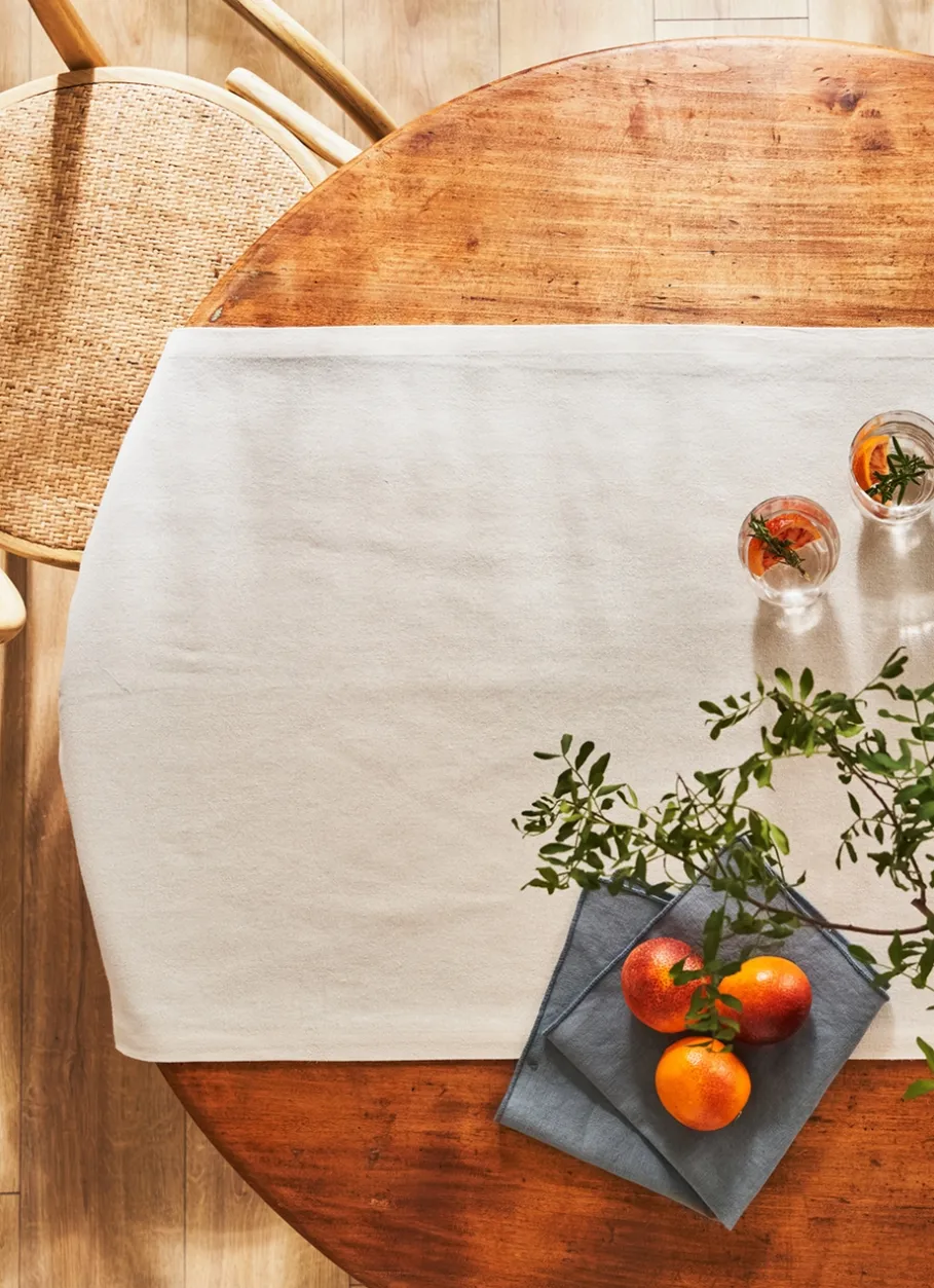 Bouchara Chemin De Table^CHEMIN DE TABLE EN COTON UNI