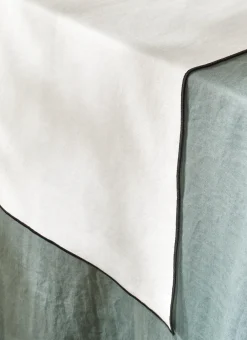 Bouchara Chemin De Table^CHEMIN DE TABLE EN COTON ET LIN - BOURDON COLORÉ