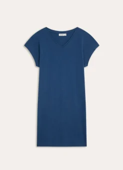 Bouchara Pyjama, Chemise De Nuit^CHEMISE DE NUIT MANCHES COURTES COL V EN COTON