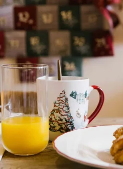 Bouchara Tasse, Bol|Table De Noël^COFFRET 2 MUGS EN PORCELAINE WINTER