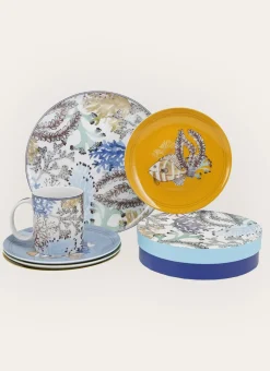 Bouchara Assiette^COFFRET DE 4 ASSIETTES DESSERT EN PORCELAINE-GOAP