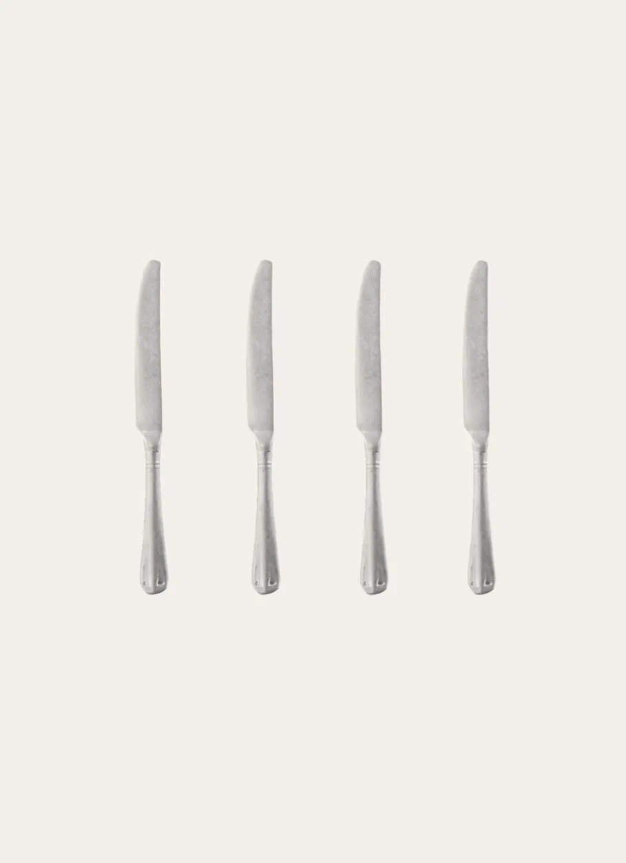 Bouchara Couverts^COFFRET DE 4 COUTEAUX EN ACIER RÉTRO