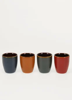 Bouchara Tasse, Bol|Table De Noël^COFFRET DE 4 GOBELETS À CAFÉ EN COULEURS ASSORTIES