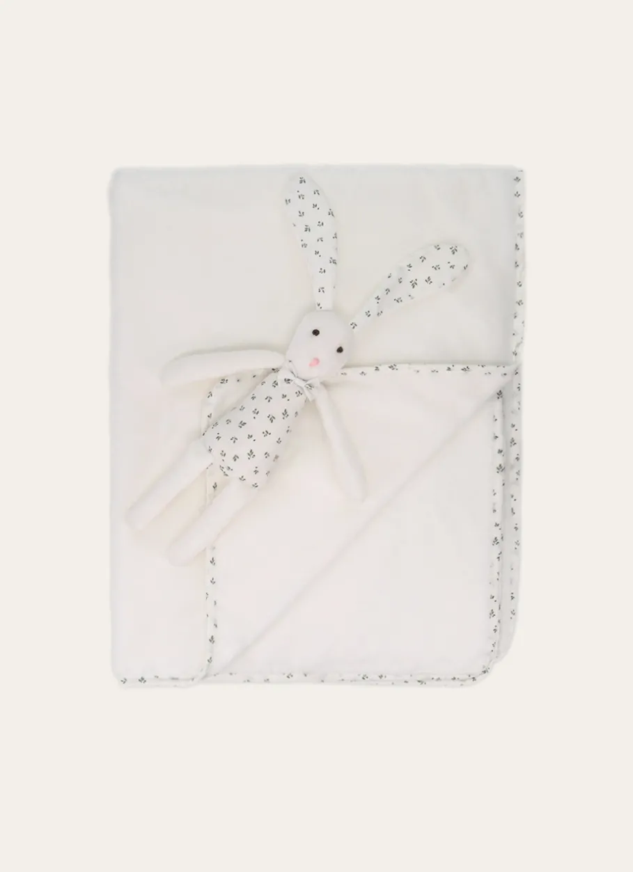 Enfant Bouchara Jouet, Doudou|Linge De Lit^COFFRET PELUCHE ET PLAID LAPIN
