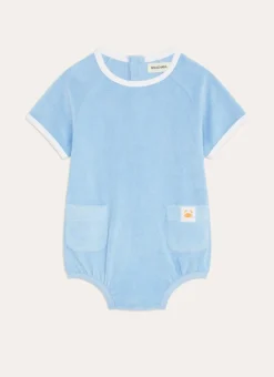 Enfant Bouchara Les Essentiels De Bebe^COMBINAISON EN ÉPONGE UNIE CRABE