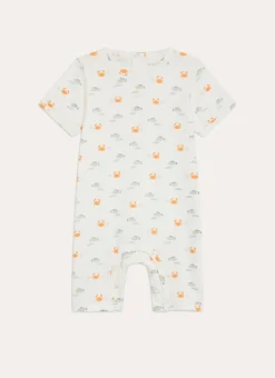 Enfant Bouchara Les Essentiels De Bebe^COMBISHORT EN COTON IMPRIMÉ CRABES ET POISSONS