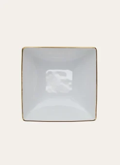 Bouchara Coupelle|Table De Noël^COUPELLE CARRÉE EN PORCELAINE AVEC LISERÉ DORÉ