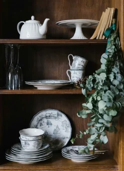 Bouchara Coupelle|Table De Noël^COUPELLE EN GRÈS MOTIF HIVERNAL SYLVAINE