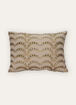 Bouchara Coussin, Coussin De Sol^COUSSIN BRODÉ MOTIF PALMETTES
