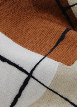 Bouchara Coussin, Coussin De Sol^COUSSIN BRODERIES MOTIFS ABSTRAITS 45X45