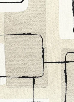 Bouchara Coussin, Coussin De Sol^COUSSIN BRODERIES MOTIFS ABSTRAITS 45X45