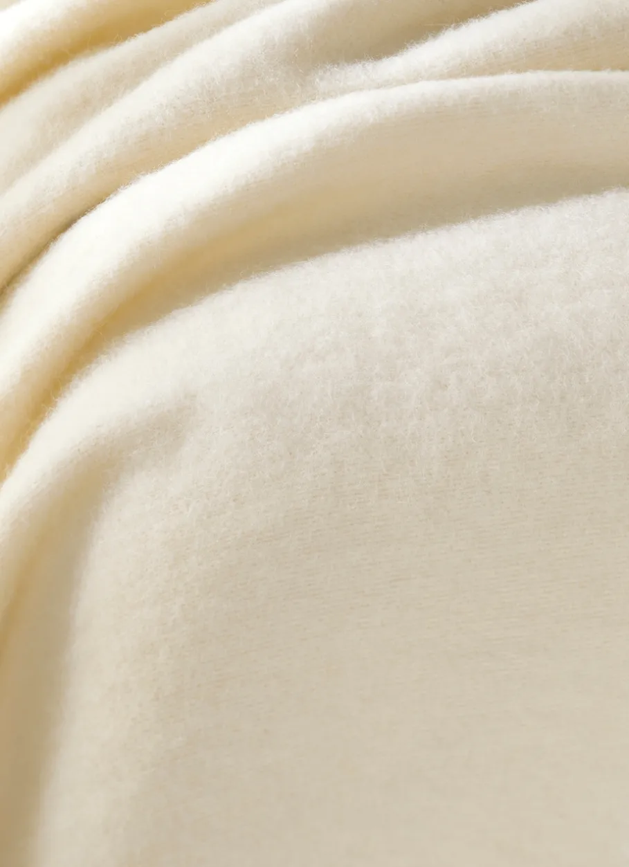 Bouchara Couette, Couverture^COUVERTURE EN PURE LAINE VIERGE DOUBLE FACE