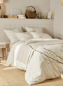 Bouchara Jete De Lit, Edredon^COUVRE-LIT EN COTON GRATTÉ UNI