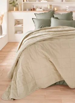 Bouchara Jete De Lit, Edredon^COUVRE-LIT MATELASSÉ UNI