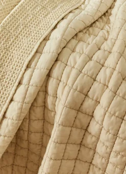 Bouchara Jete De Lit, Edredon^COUVRE-LIT MOLLETONNÉ GAUFRÉ