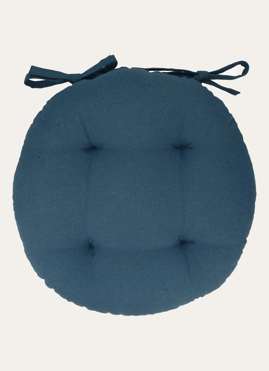 Bouchara Galette De Chaise^DESSUS DE CHAISE ROND EN COTON AVEC LIENS À NOUER