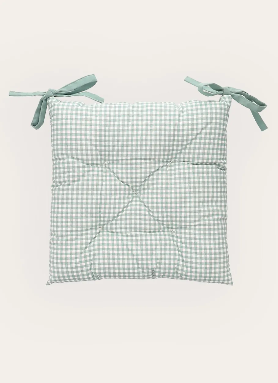 Bouchara Galette De Chaise^DESSUS DE CHAISE TOILE IMPRIMÉE FAÇON VICHY