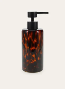 Bouchara Accessoire^DISTRIBUTEUR DE SAVON EN VERRE MOTIF LÉOPARD