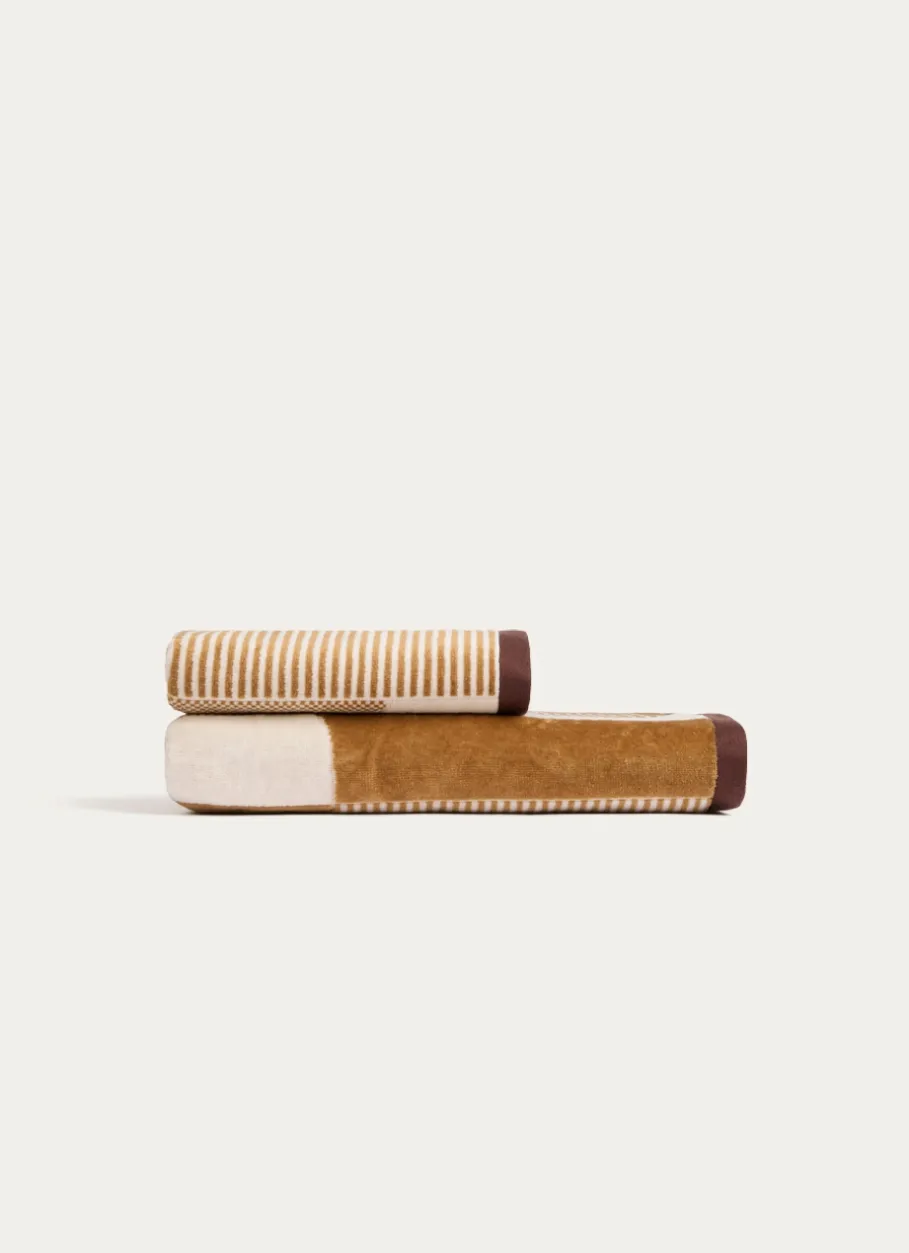 Bouchara Linge De Bain Fantaisie^DRAP DE BAIN JACQUARD MOTIF GÉOMÉTRIQUE