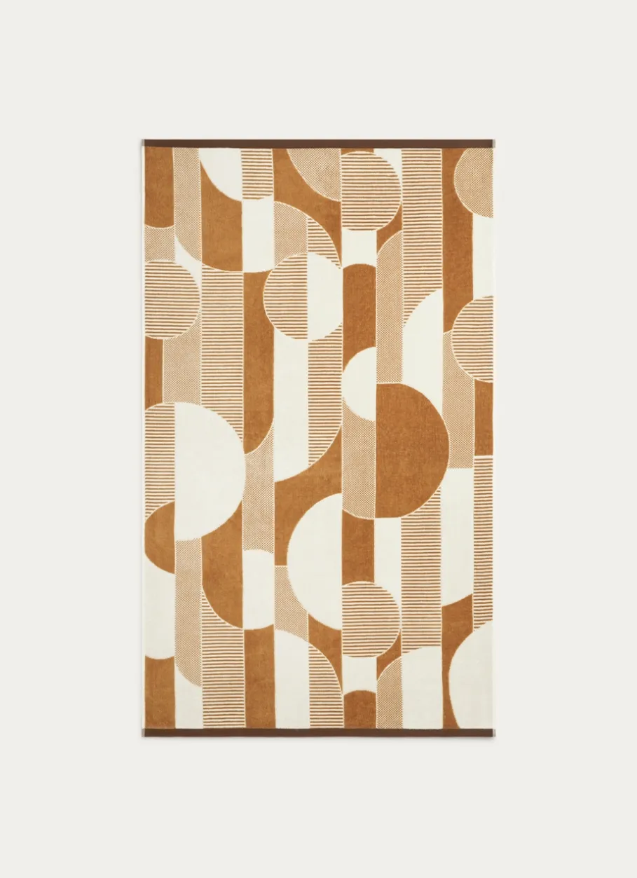 Bouchara Linge De Bain Fantaisie^DRAP DE BAIN JACQUARD MOTIF GÉOMÉTRIQUE