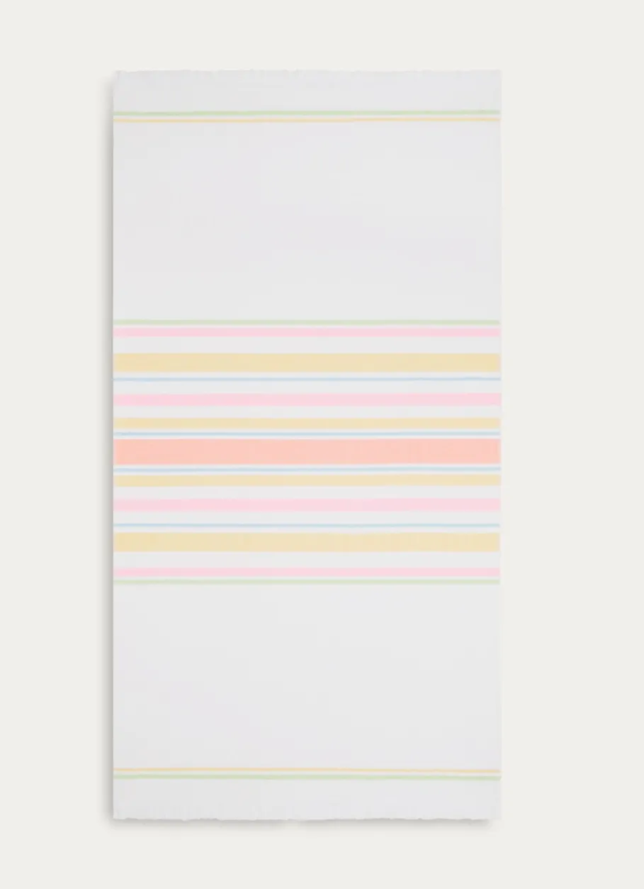 Bouchara Drap De Plage^DRAP DE PLAGE FOUTA À RAYURES ET BOUCLETTE