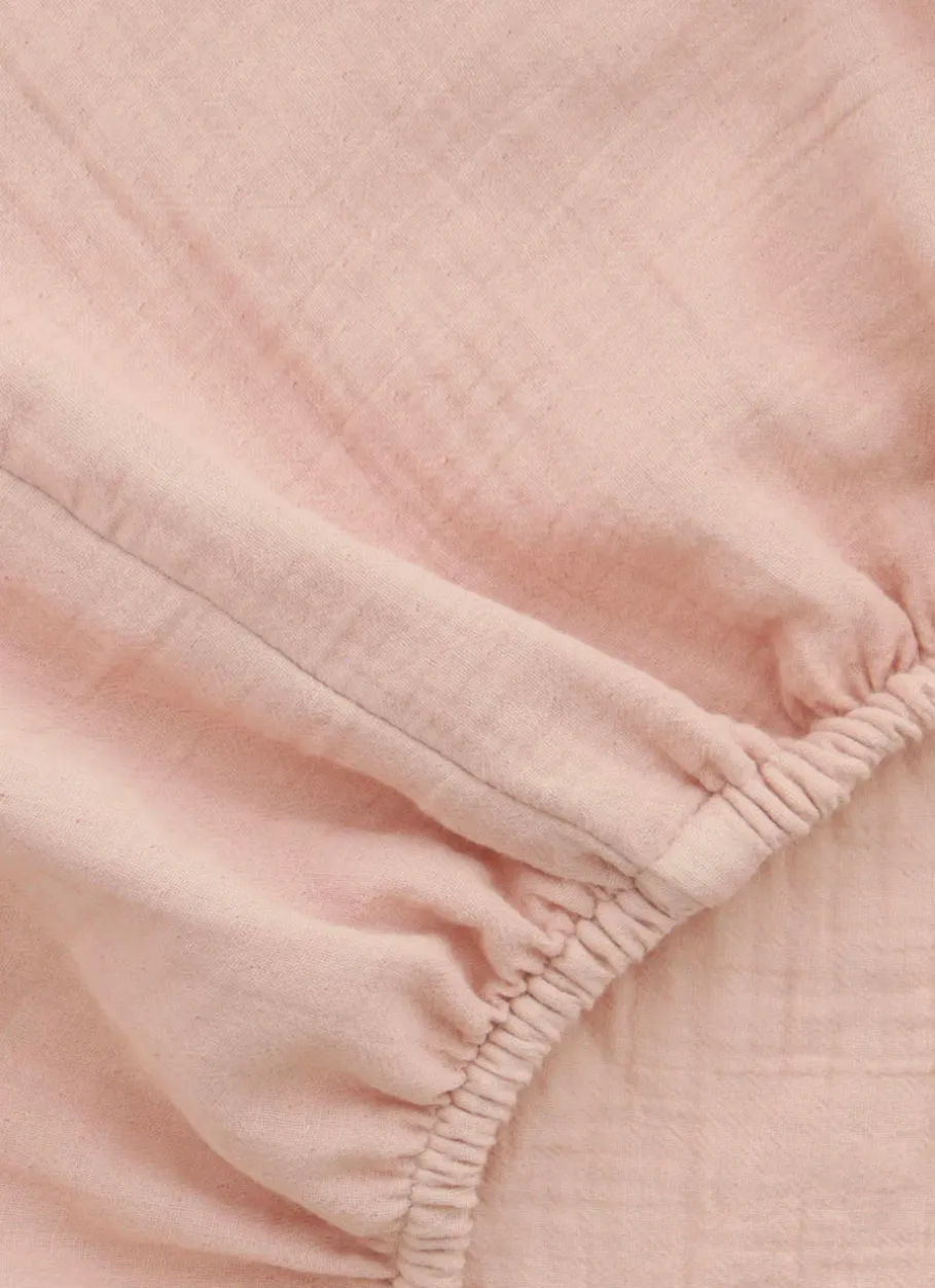 Enfant Bouchara Linge De Lit^DRAP HOUSSE BÉBÉ EN GAZE DE COTON