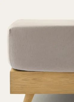 Bouchara Drap Uni^DRAP HOUSSE EN LIN LAVÉ UNI 165GR