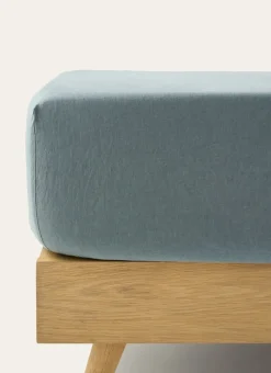 Bouchara Drap Uni^DRAP HOUSSE EN LIN LAVÉ UNI 165GR