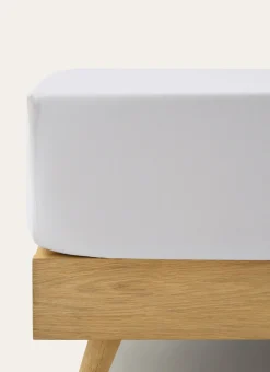 Bouchara Drap Uni^DRAP HOUSSE UNI EN COTON GRAND BONNET 32CM