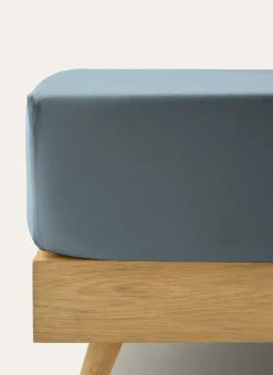 Bouchara Drap Uni^DRAP HOUSSE UNI EN COTON GRAND BONNET 32CM