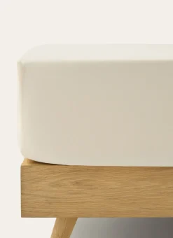 Bouchara Drap Uni^DRAP HOUSSE UNI EN COTON GRAND BONNET 32CM