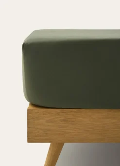 Bouchara Drap Uni^DRAP HOUSSE UNI EN COTON LAVÉ BIO