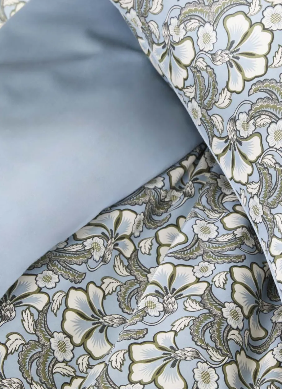 Bouchara Drap À Motifs^DRAP PLAT EN SATIN IMPRIMÉ FLORAL SOLENE