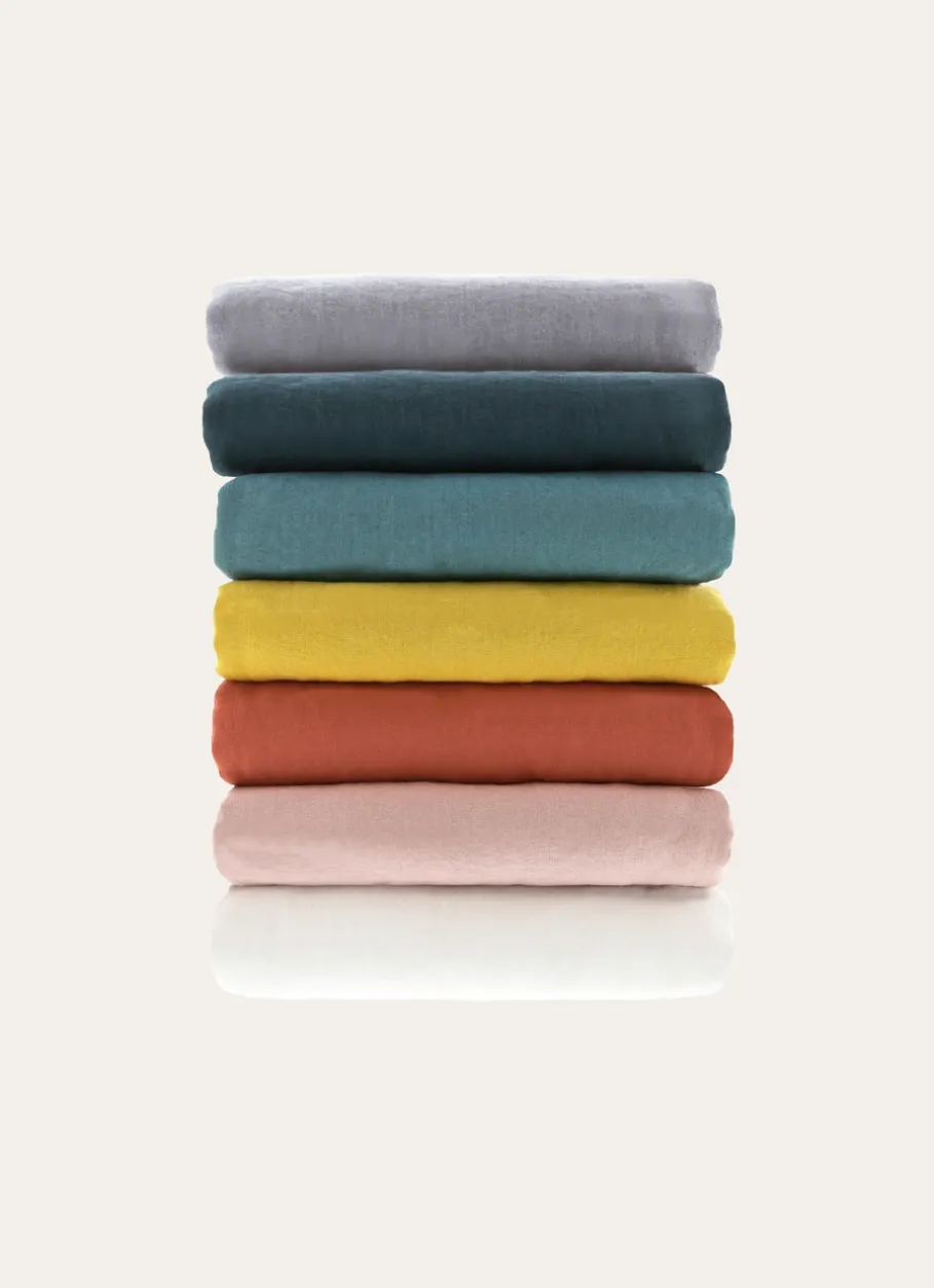 Bouchara Drap Uni^DRAP PLAT UNI EN LIN LAVÉ - 165GR