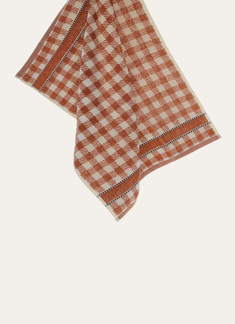 Bouchara Torchon, Essuie-Mains|Table De Noël^ESSUIE-MAINS EN ÉPONGE À CARREAUX TISSÉ-TEINT